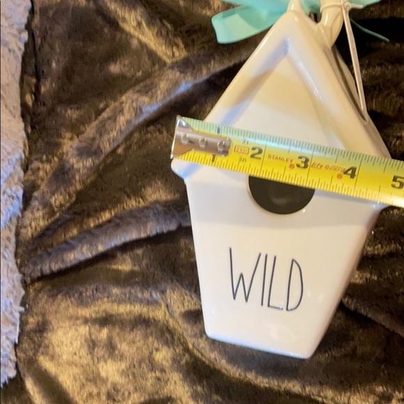 Rae Dunn Spring Ceramic “Wild” Birdhouse NIP - Picture 5 of 5